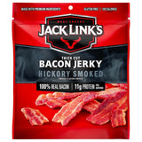 Jack Link's Bacon Jerky, Hickory Smoked – Shelf Stable Meat Snack for Hiking Trails and Fishing Boat Day Trips