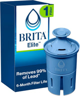 Brita Elite Replacement Filter – Daily Hydration Ritual for Kitchen Wellness, 120-Gallon Lead-Removing Pitcher Filter