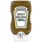 Heinz Sweet Relish 12.7 fl oz – Portable Condiment for Patio Grilling and Camping Meals