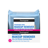 Neutrogena Fragrance-Free Makeup Remover Wipes – Clean Vanity Essential, Single-Step Daily Cleansing