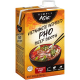 Simply Asia Vietnamese Inspired Pho Beef Broth – Single 26 fl oz Carton for an Uncluttered, Intentional Pantry