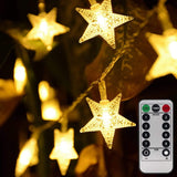 Homeleo Star String Lights for Kids Bedroom & Play Tent, Battery Powered LED Fairy Lights with Remote