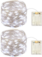 LumifyLiving Battery Operated Fairy Lights – Cozy Bedroom Decor with 6-Hour Timer, 17ft Silver Wire for Ambient Living Room Styling