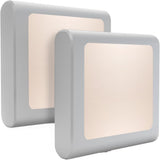 MAZ-TEK Plug in Night Light for Kids Room – Dusk to Dawn Nursery Light with Adjustable Warm White Glow, Helps Toddler Sleep in Own Bed, 2 Pack