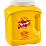 French's Classic Yellow Mustard, 105 oz – BBQ Slather Mustard for Low and Slow Smokers and Outdoor Pitmaster Prep