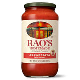 Rao's Homemade Arrabbiata Sauce – Artisan Tomato Sauce for Elevated Date Night Dinners, No Added Sugar