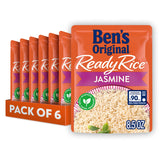 BEN'S ORIGINAL Ready Rice Jasmine Rice — Sleek, Resealable Packs for Clean Minimalist Kitchens