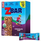 CLIF Kid Zbar Chocolate Chip Soft-Baked Bars for School Lunchboxes and After-Snack Time – 12 Individually Wrapped Organic Granola Bars