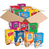 Kellogg's Cereal Variety Pack – Streamlined Bulk Pantry Staple, 48 Single-Serve Boxes