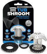 TubShroom Ultra Combo – Stylish Stainless Steel Bathtub Drain Protector for a Polished Bathroom Look