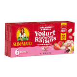 Sun-Maid Vanilla Yogurt Raisins – Thoughtful Hostess Gift for Charcuterie Boards, 6 Single-Serve 1 oz Pouches
