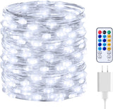 Aurora Glow Fairy Lights – Heartfelt Christmas Gift for Her with Remote, Timer, and 8 Twinkle Modes
