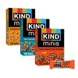 KIND Mini Bars Desk Snack – 90 Calorie Portion Controlled Bars for Office Productivity