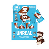 UNREAL Dark Chocolate Coconut Bars – Individually Wrapped Kids' Snack for Lunchboxes & After School, Gluten-Free