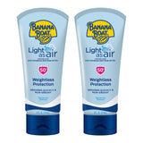 Banana Boat Light As Air Sunscreen SPF 50 Twin Pack – Lightweight Sun Protection for Patio Days, Beach Trips & Outdoor Dining