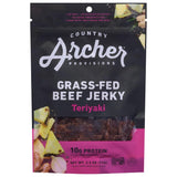 Country Archer Grass Fed Beef Jerky – After-School Snack Kids Love, 2.5 oz Single Pack