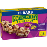 Nature Valley Chewy Fruit & Nut Granola Bars – Portable Trail Energy for Backpacking and Day Hikes, 15 Count