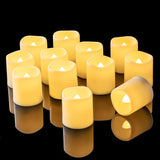 Homemory Rechargeable Flameless Votive Candles for Living Room Shelves, Cozy Ambiance Lighting for Centerpieces and Mantels