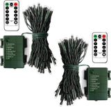 echosari 2 Pack Battery Fairy Lights – Cozy Living Room & Bedroom Decor with Warm White Glow and Remote Timer