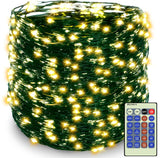 Decute 500LED 164ft Fairy Lights – Heartfelt Housewarming Gift for Women, Warm White Dimmable String Lights with Remote