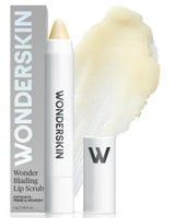 Wonderskin Lip Scrub – Thoughtful Birthday Gift for Her, Travel-Size 3-in-1 Lip Care Crayon