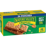 Nature Valley Crunchy Granola Bars Oats 'n Honey – After-School Snack Pack for Kids' Lunch Boxes, Bulk 48 Count