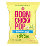 Angie's BOOMCHICKAPOP Sea Salt Popcorn – Clean Ingredient Snack for Intentional Pantries, 6.7 oz Party Bag