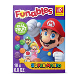 Funables Super Mario Fruity Snacks – Soft, Low-Choking-Risk Character Gummies Safe for Kids 4 and Up