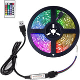 DAYBETTER RGB LED Strip Lights 16.4ft USB Color Changing Strip for Bedroom Aesthetic and Living Room Ambiance