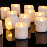 Homemory Flameless LED Votive Candles 50 Pack Battery Operated Tealights for Wedding Centerpieces Reception Tables