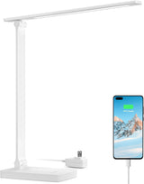 Lepro LED Desk Lamp with USB Port – Home Office Task Light for Late-Night Studying and Focused Computer Work