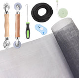 TOOLTRIZ Window & Screen Door Repair Kit – Outdoor Patio and Camping Mesh Replacement