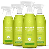 Method All-Purpose Cleaner Spray, Ginger Yuzu, Practical Gift for Eco-Conscious Friends Who Prefer Plant-Based Cleaning Essentials, 28 Fl Oz (Pack of 4)