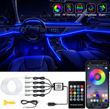 Lotus Lantern Car LED Strip Lights – Teen Driver Starter Kit, Safe Low-Heat USB Interior Ambient Lighting