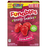 Funables Vitamin-Enriched Strawberry Gummy Snacks for Gym Bags & Office Drawers, 22 Pouches