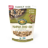 Nature's Path Organic Pumpkin Seed + Flax Granola – Mindful Pantry Staple for Vegan Protein Snacking, Omega-3 Rich