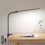 Lepro Clip-On Task Light for Home Office Desks, Dimmable USB Gooseneck Lamp for Focused Work and Study