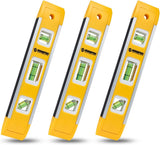 WORKPRO 9 Inch Magnetic Torpedo Level – Hands-Free Measuring Tool for Construction Sites and Basement Workshops