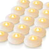 Homemory Flameless LED Floating Candles – Cozy Living Room Mantel Accent, Warm White Glow for Modern Home Decor