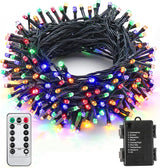 ITICdecor 33ft IP44 Waterproof String Lights – Patio and Porch Lighting with 8 Modes and Battery Power