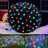 FestoonNET Pro – 100 LED Mesh Net Lights for Patio Shrubs and Garden Hedges, Connectable Outdoor Christmas Net Lights