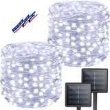 LuminaGlow Solar String Lights – Patio and Backyard Ambient Lighting, IP65 Waterproof Copper Wire, 8 Modes