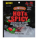 Old Wisconsin Sausage Snack Sticks – Game Day Snack Gift for Spicy Food Fans