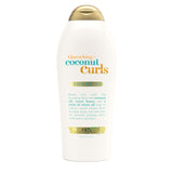 OGX Quenching + Coconut Curls Conditioner – Simple Curly Hair Care, One Bottle for Daily Moisture