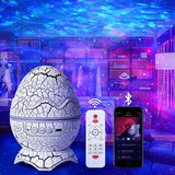Starlux Dinosaur Egg Galaxy Projector – Unique Birthday Gift for Her, Bedroom Night Light with Bluetooth Speaker