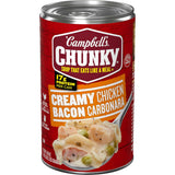Campbell's Chunky Creamy Chicken Bacon Carbonara Soup, 18.8 oz Can – Practical Care Package Gift for College Students and New Graduates