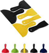 Bates 6 Pack Plastic Putty Knife Set - Wall Repair Tools for Living Room Refresh, Smooth Spackle Spreader