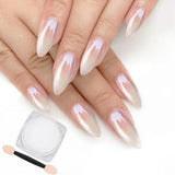 AuroraGleam 16 Jars Chrome Nail Powder – Iridescent Pigment Set for Cozy Bedroom Vanity Styling