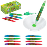 Juicy Drop Sour Gel Pen Set – Stocking Stuffer and Small Holiday Gift for Kids and Tweens, 12 Pack