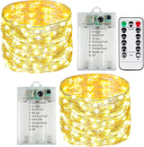 Avaspark Battery Fairy Lights 3-Pack 78FT – Cozy Bedroom Canopy & Living Room Accent Lighting with Remote and Timer